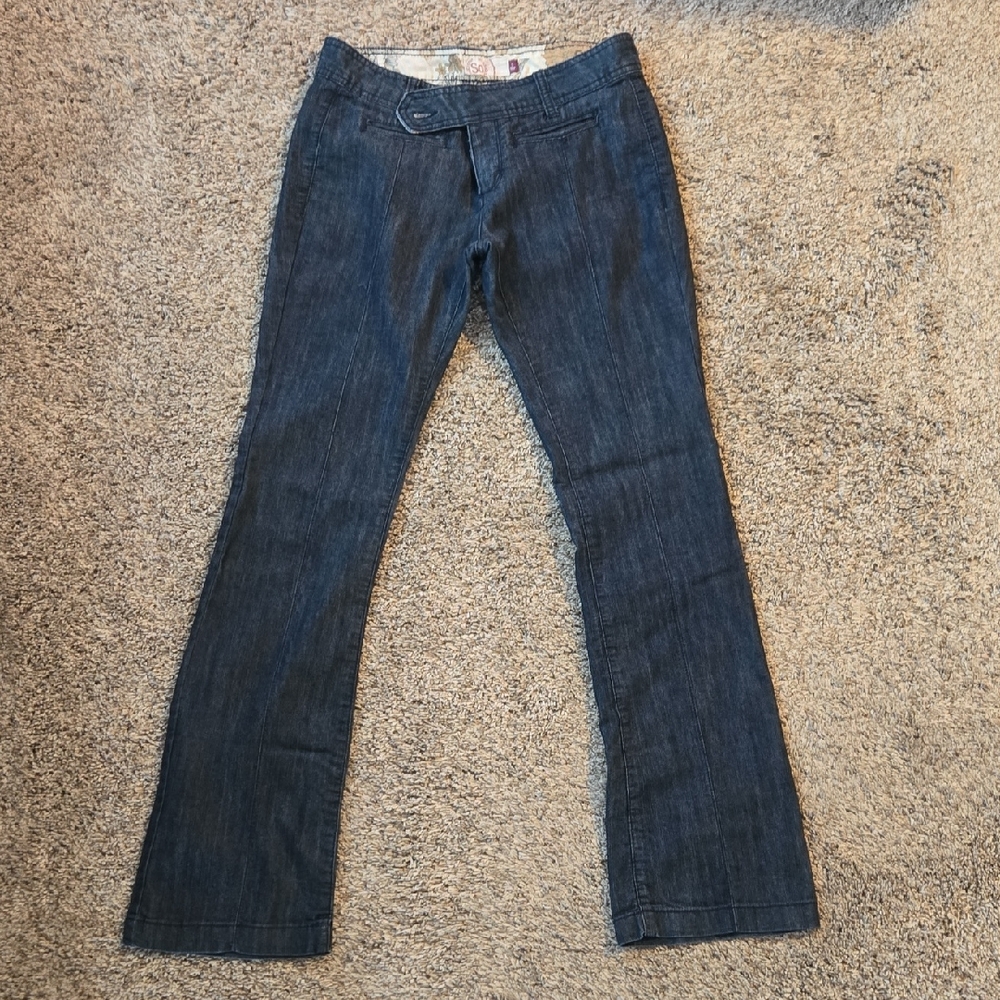 SO Dark Blue Flare Women's Jeans